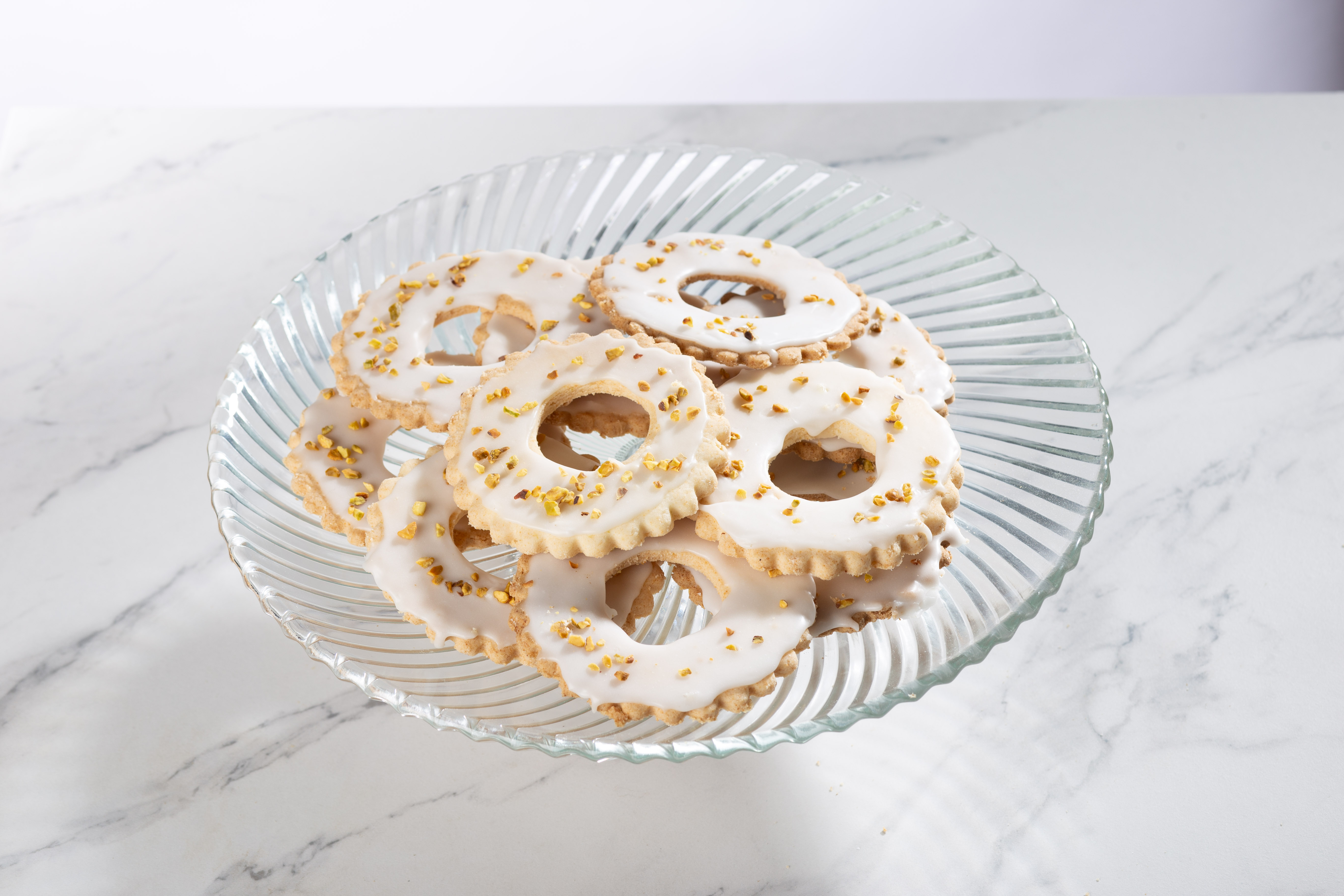 Sablés citron pistache